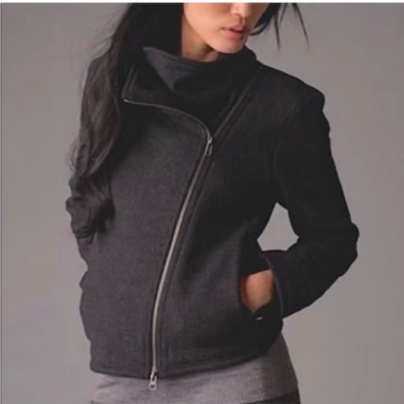 Eileen fisher size XS wool zip up coat jacket - Picture 1 of 10